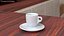 Coffee Cup with Saucer White model