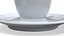 Coffee Cup with Saucer White model