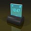 illuminated digital clock