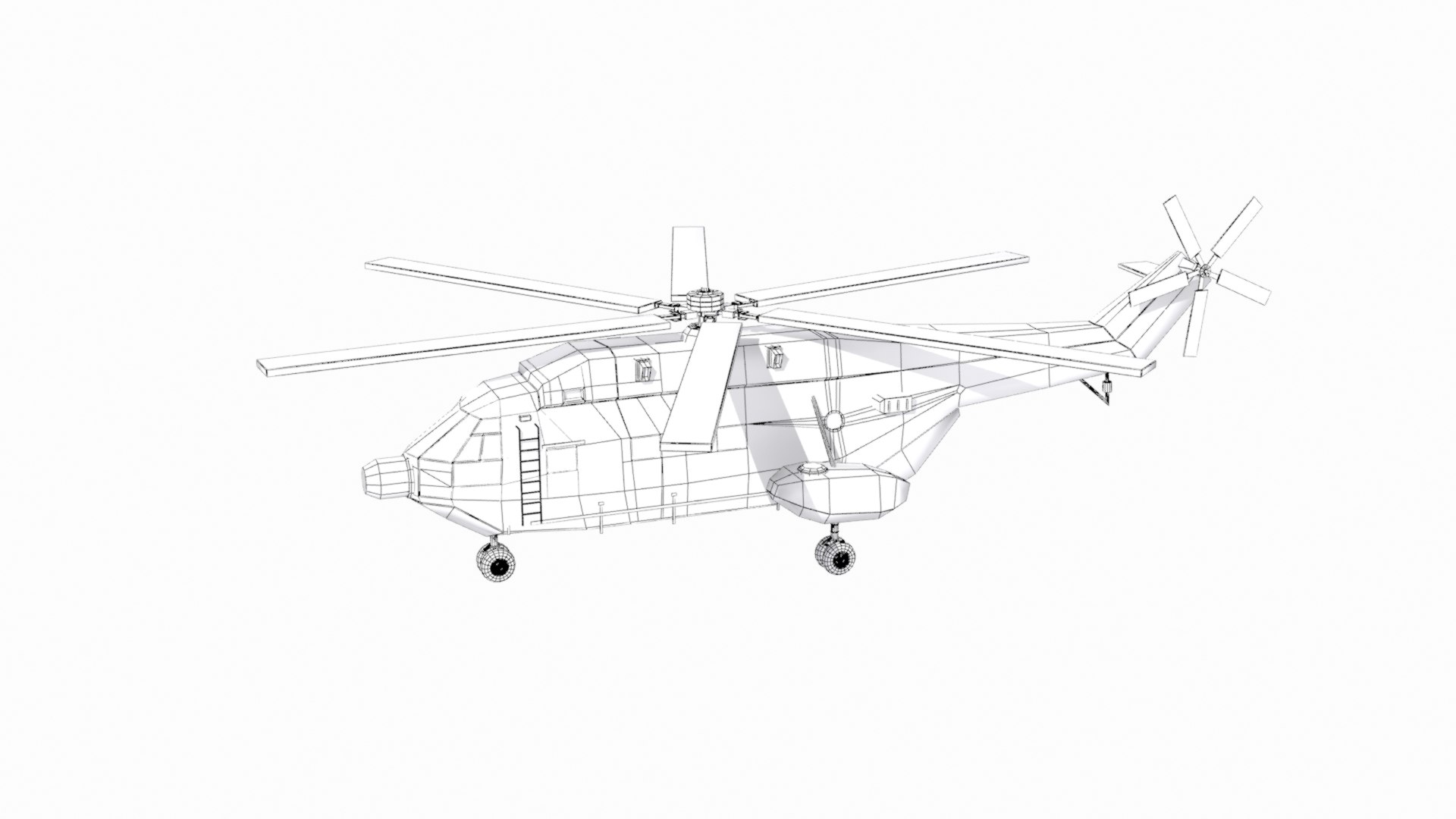 Chinese Z8 Military Helicopter 3D - TurboSquid 2178262