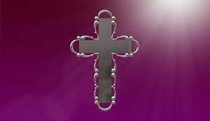 3d cross jewelers cnc model