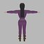 Czarodziejka Low Poly Rigged 2