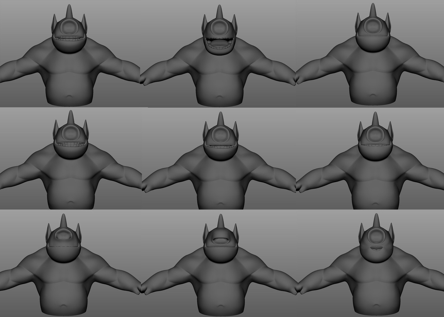 Cartoon cyclops model - TurboSquid 1343798