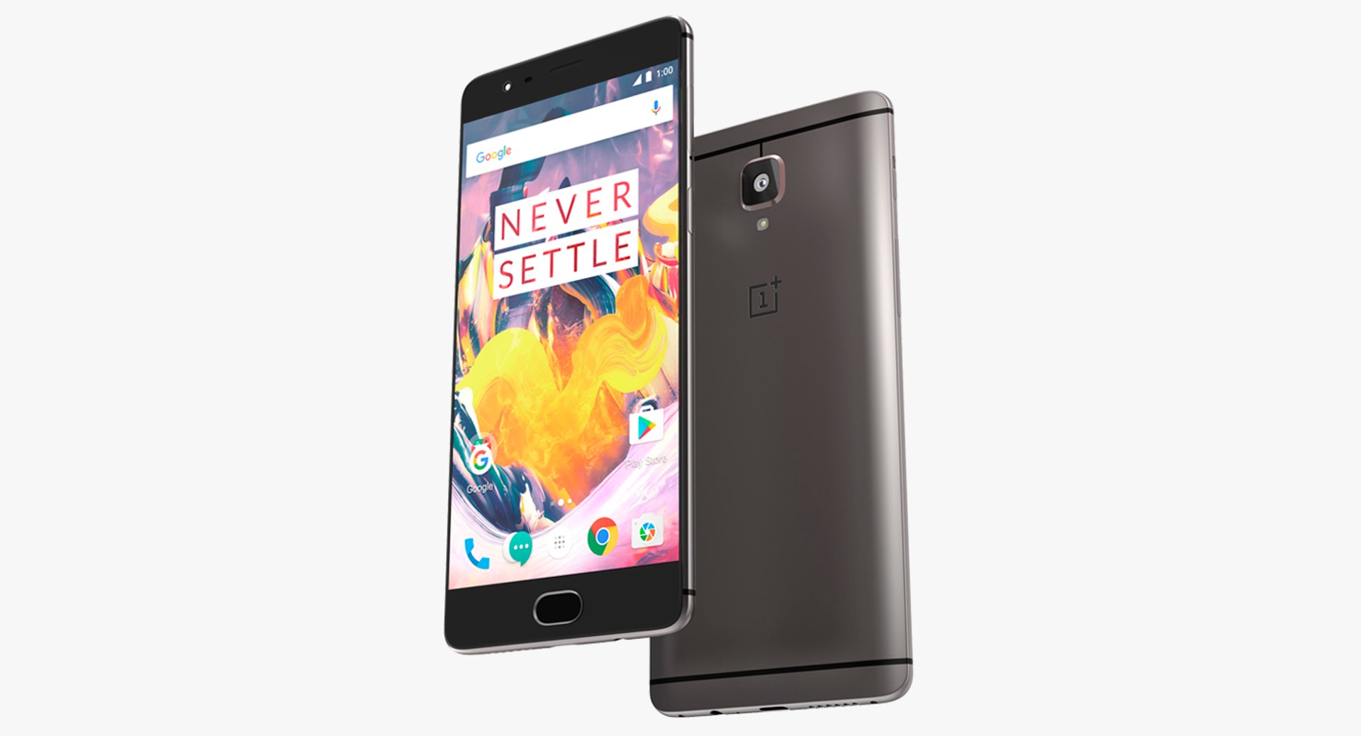 OnePlus 3T 3D Model 3D model preview