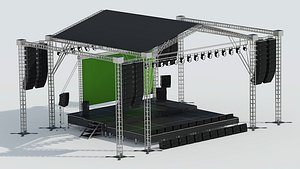 3D Modern Concert Stage