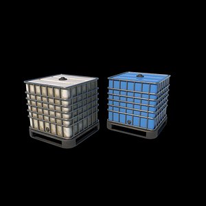 3D water tank 3D model