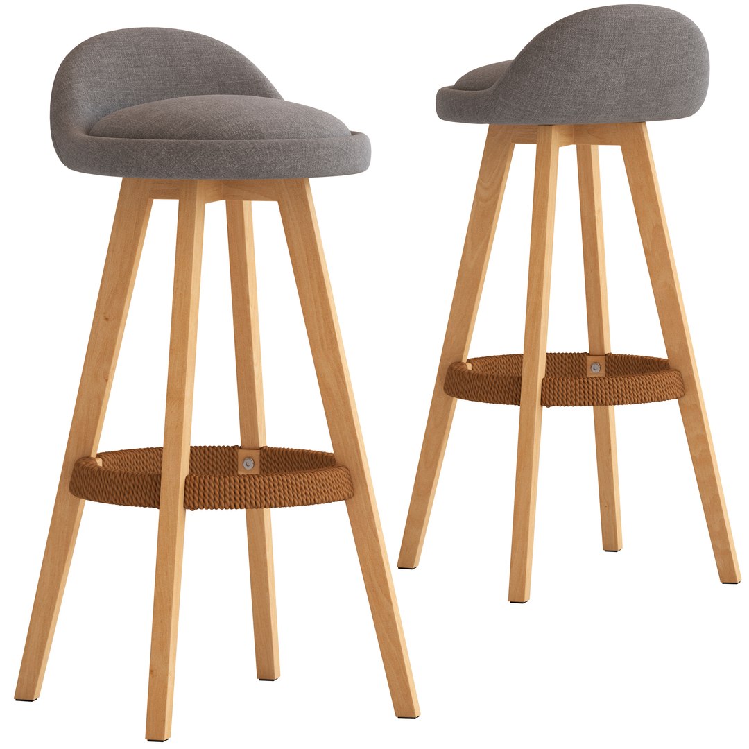 3D Dwell Home Davar Barstool TurboSquid 2178807