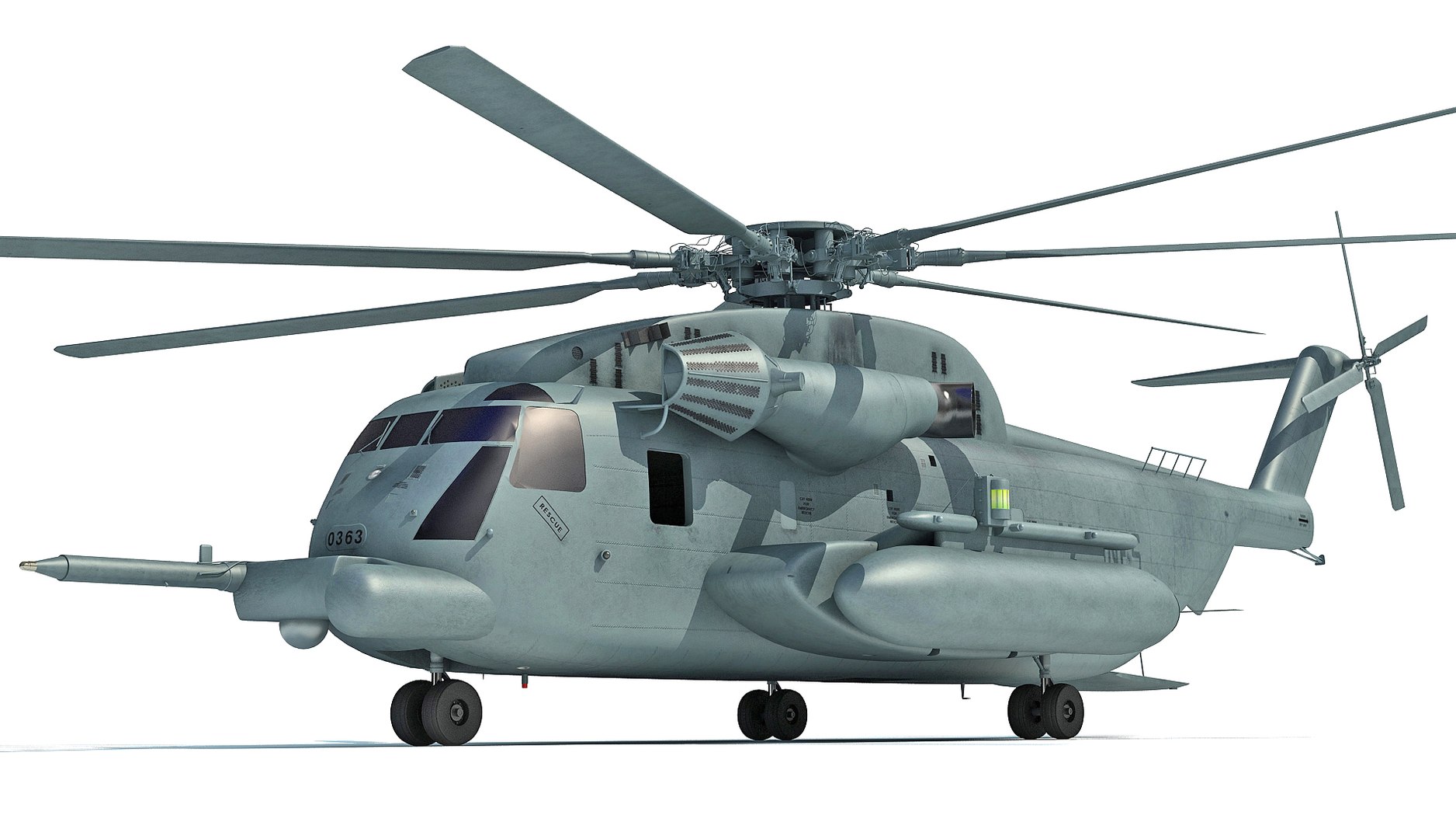 Sikorsky Ch-53e Super Stallion 3d 3ds