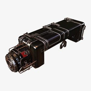 electric engine 3D model