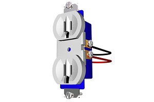 maya electrical outlet wall