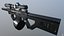 AR15 Custom Game Ready低聚3D模型
