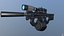 AR15 Custom Game Ready低聚3D模型