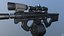 AR15 Custom Game Ready低聚3D模型