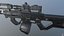 AR15 Custom Game Ready低聚3D模型