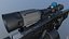 AR15 Custom Game Ready低聚3D模型