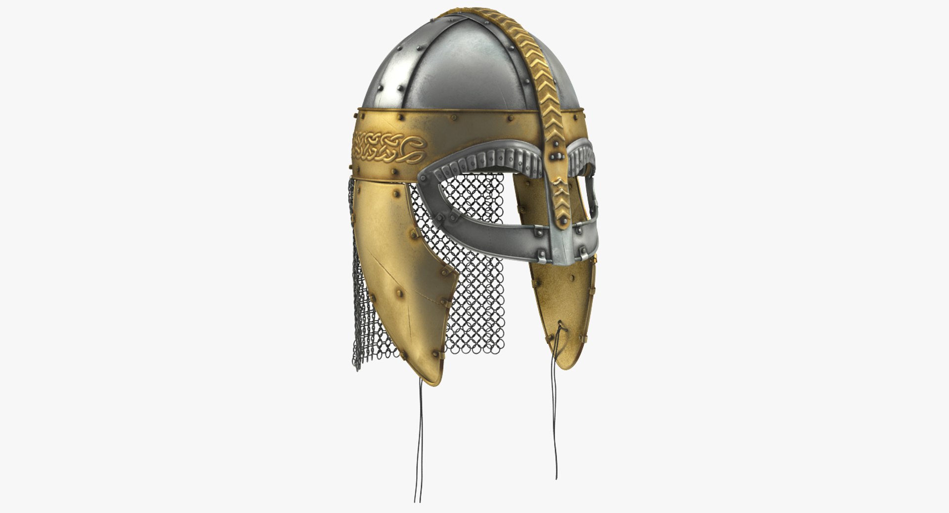 Viking Helmet 3D model preview
