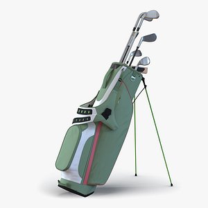3d model golf bag 4 generic