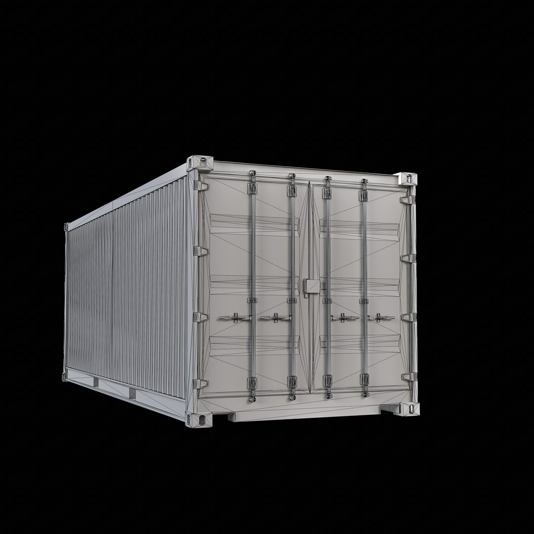 Shipping Container 20ft 3D model - TurboSquid 2081729