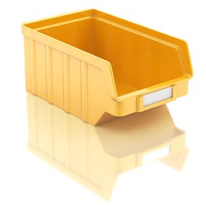 Plastic parts bin