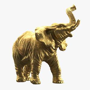 3D Elephant Sculpture