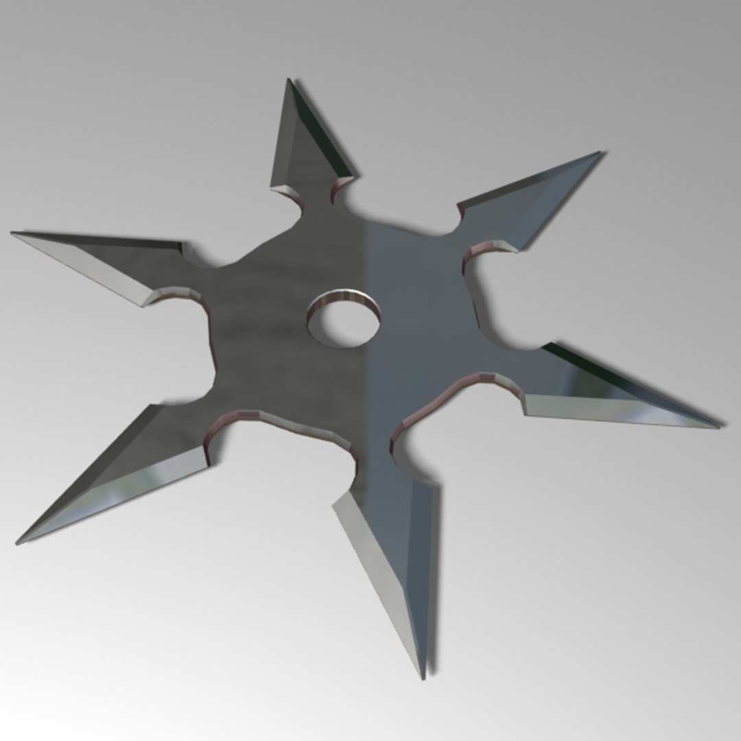 3d Shuriken Model