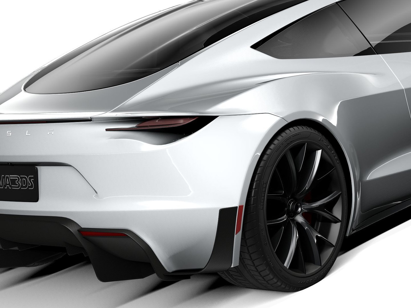 Tesla Roadster 2021 3D Model - TurboSquid 1439982