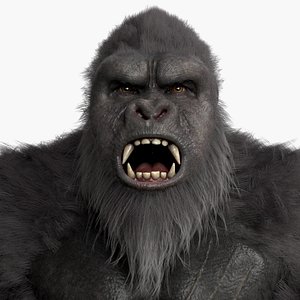 3D King Kong Monster model