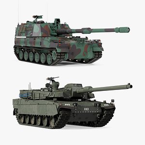 韓国のK2ブラックパンサー主力戦車3Dモデル - TurboSquid 2050526