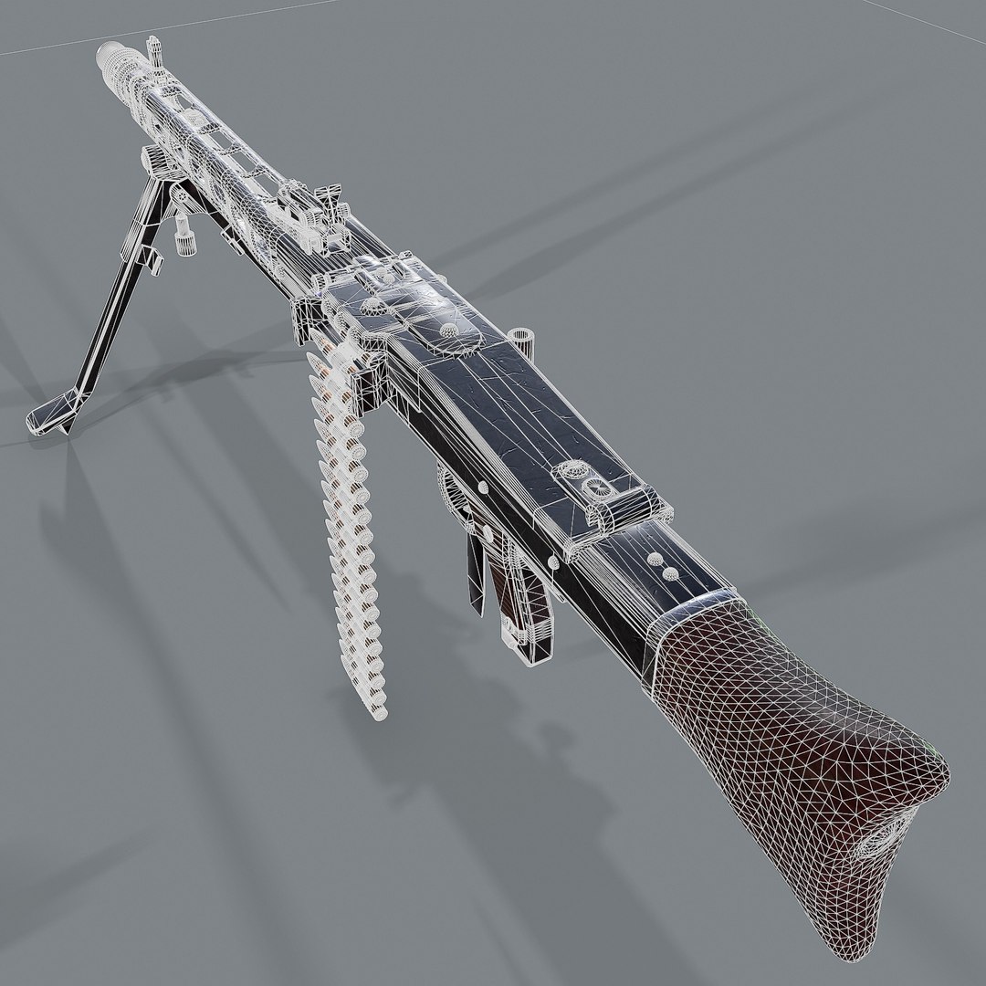 Mg-42 Modeled 3D Model - TurboSquid 1555634