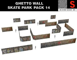 ghetto wall - skate park model