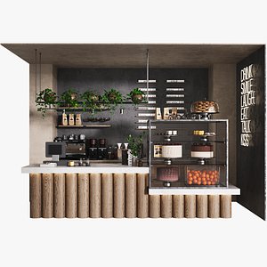3D model Coffee shop 7