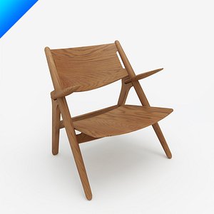 3d ch28 easy chair hans wegner model