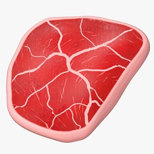3D Cartoon Meat model