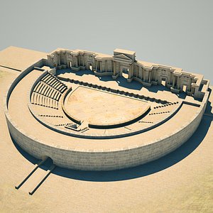 palmyra theatres roman 3D