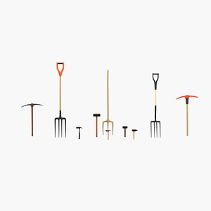 3D model low poly tools II