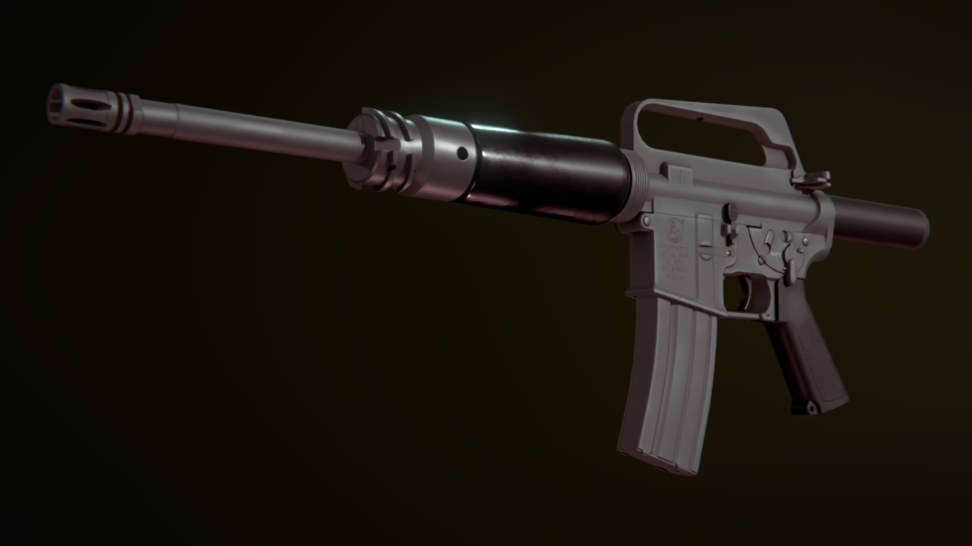 3D Model M231 Firing Port Weapon - TurboSquid 2128913