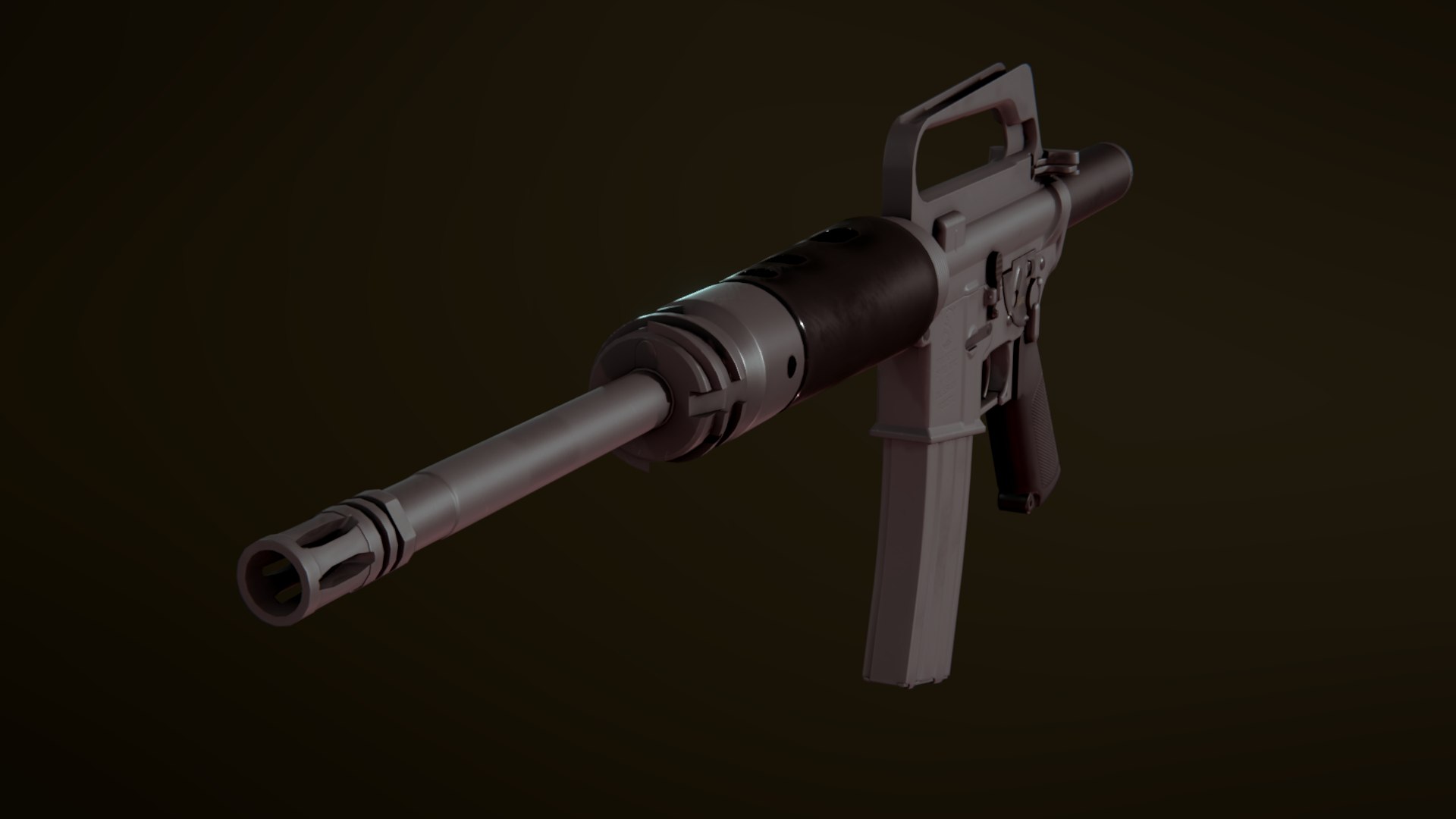 3D Model M231 Firing Port Weapon - TurboSquid 2128913