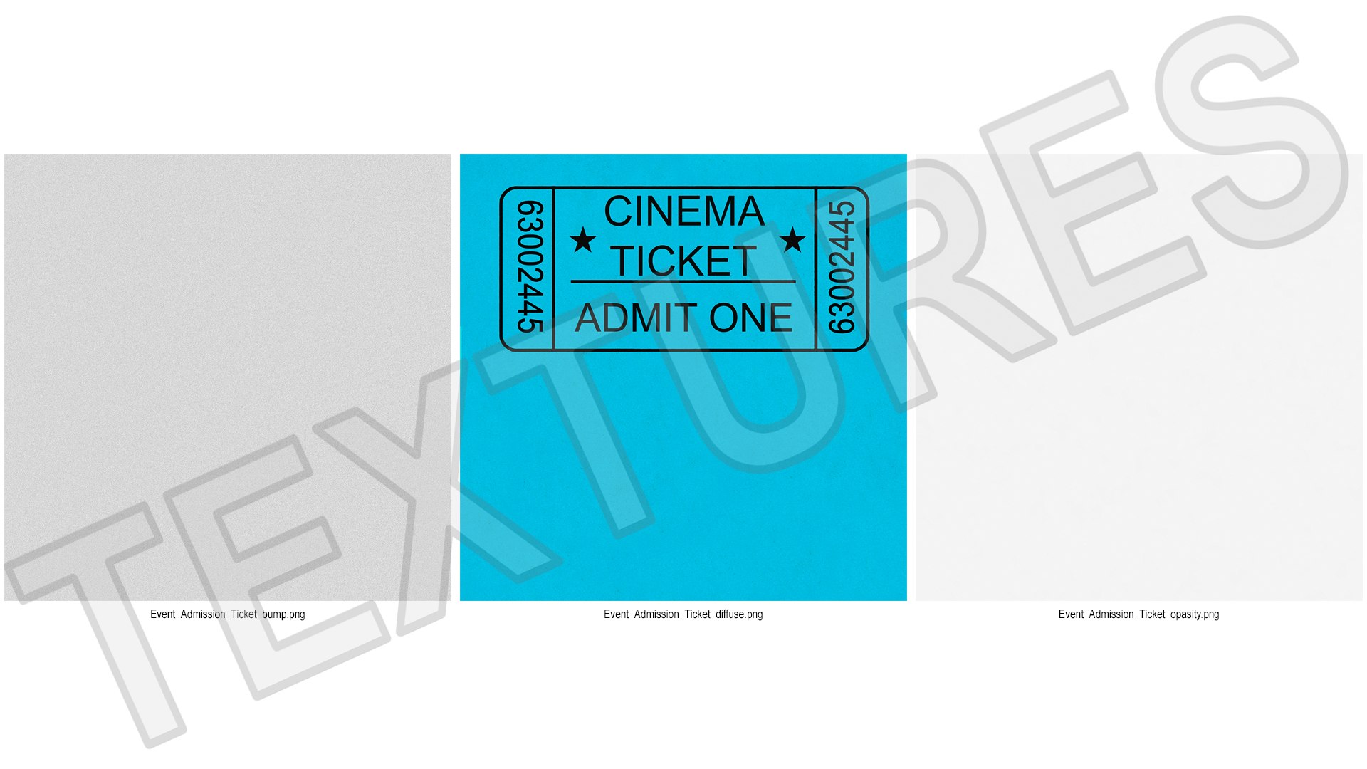 Event Admission Ticket 3D Model - TurboSquid 2222819