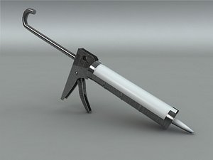 Silicone gun 3D model