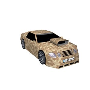 3D model sports car guardian