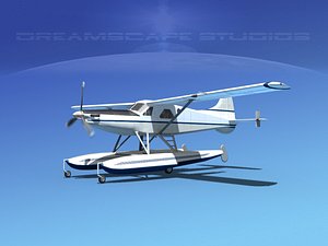 3d model dehavilland beaver turboprop