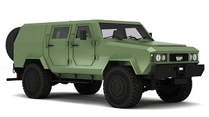 3D model military vehicle