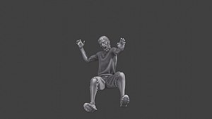 3D model Casual Zombie CZ3 0006