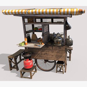 Street Food Cart model