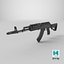 AK-203 Assault Rifle Kalashnikov 200 Series 3D model