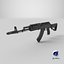 AK-203 Assault Rifle Kalashnikov 200 Series 3D model