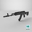 AK-203 Assault Rifle Kalashnikov 200 Series 3D model