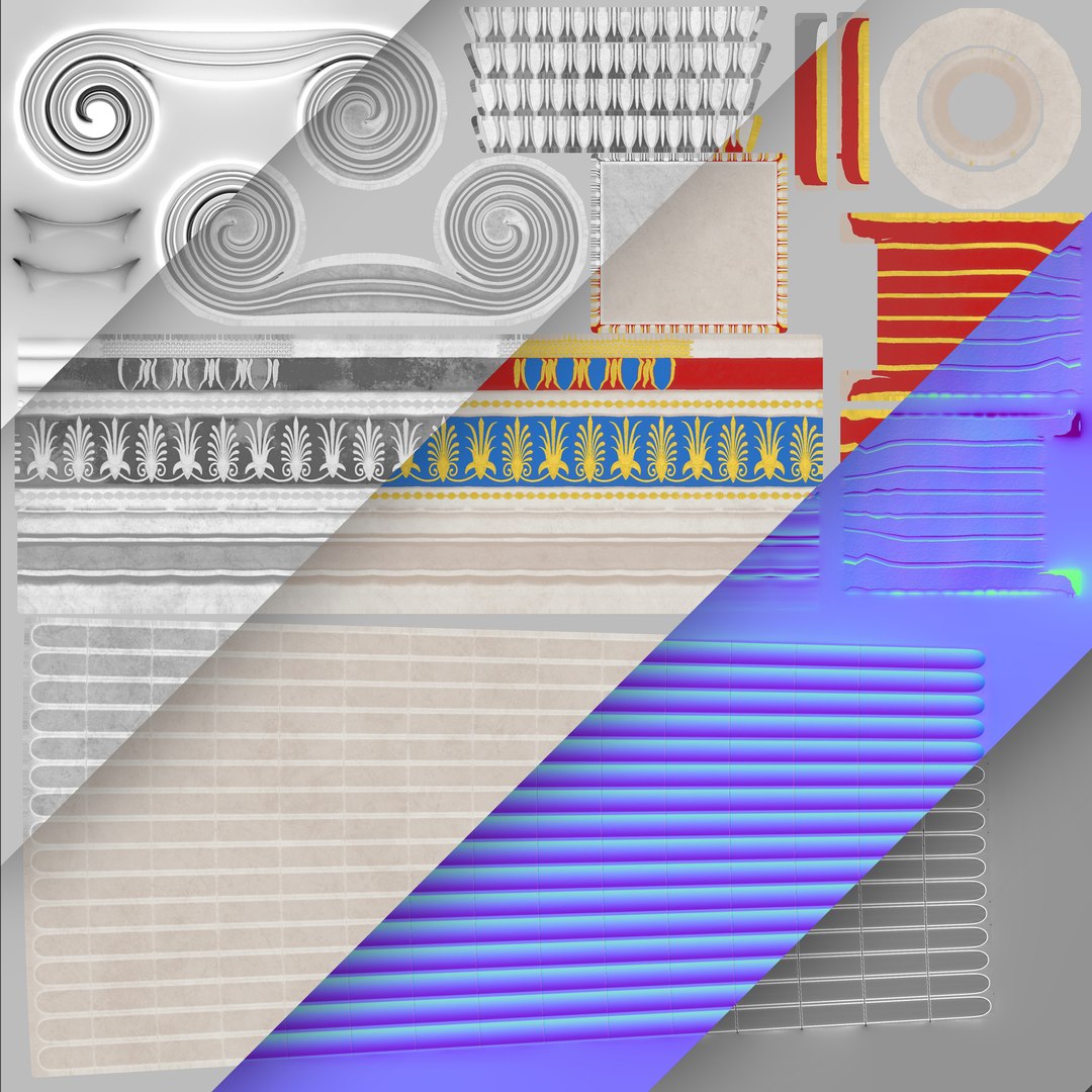 3D corinthian order column polychromy model https://p.turbosquid.com/ts-thumb/Jb/qTmJm5/JnIdoRCA/multitextureshow/jpg/1553471614/1920x1080/fit_q87/540e9d4526b44cfc6b9170b9a4a4f78b3e4da36f/multitextureshow.jpg