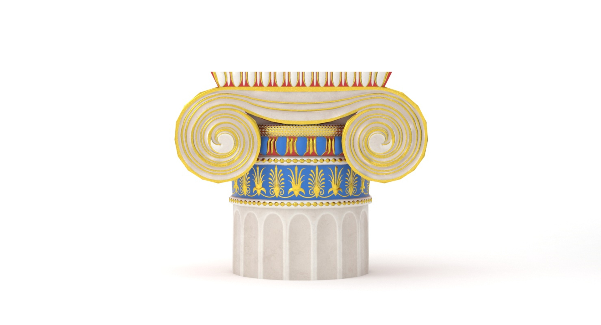 3D corinthian order column polychromy model https://p.turbosquid.com/ts-thumb/Jb/qTmJm5/QVQLGf7j/ionicpaintedturntable/jpg/1553470534/1920x1080/turn_fit_q99/706c629ea9ce8869b1e442e9303ef9b2b6dc921e/ionicpaintedturntable-1.jpg