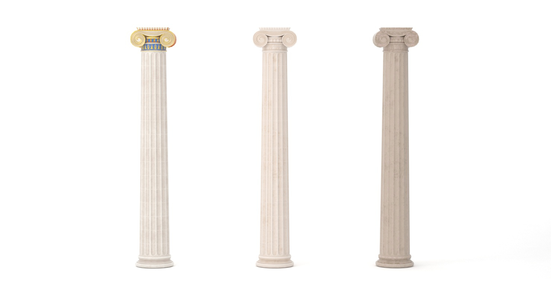 3D corinthian order column polychromy model https://p.turbosquid.com/ts-thumb/Jb/qTmJm5/dbu1LoQx/ionicthreecolumnturntable/jpg/1553469713/1920x1080/turn_fit_q99/7c89893330a6f984ad9b40fe3c9efeb43f37cfc9/ionicthreecolumnturntable-1.jpg